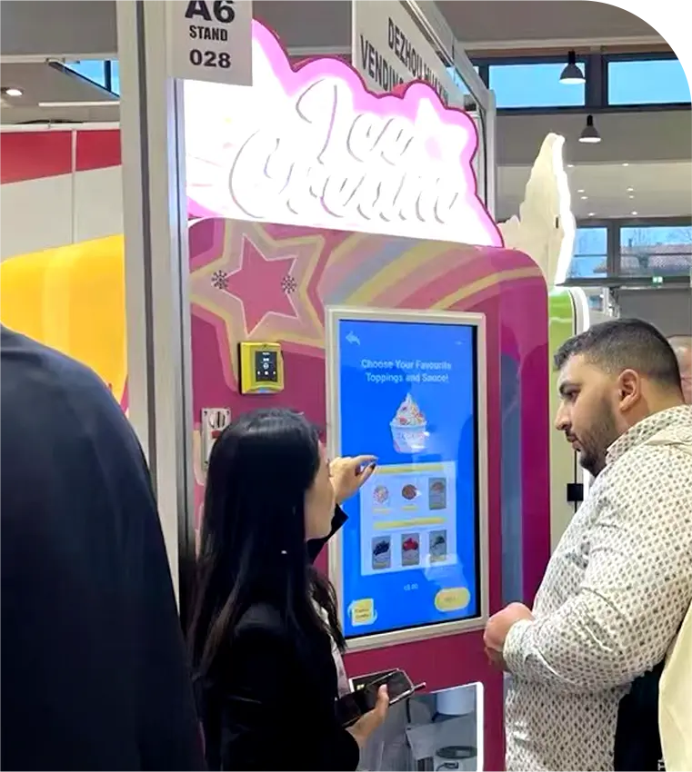 Distributore automatico di gelato Huaxin B84