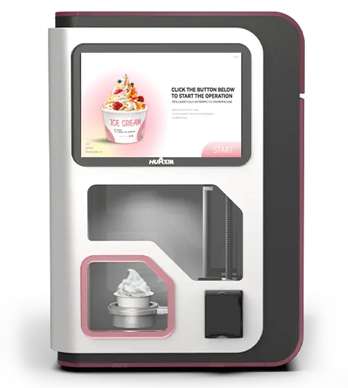 Fully automatic ice cream machine