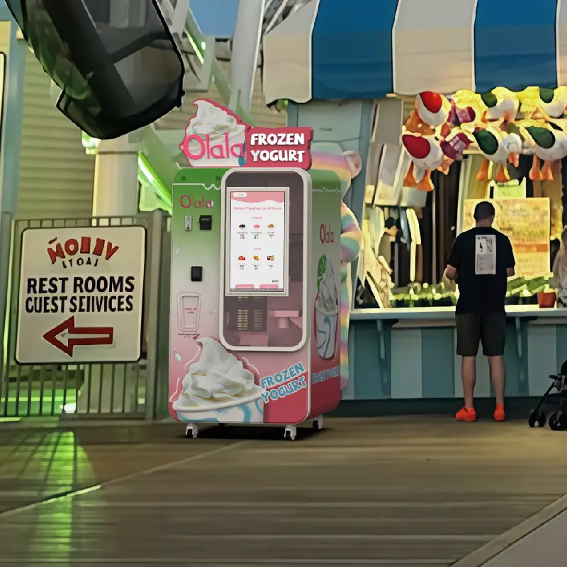 Olala Fully Automatic Commercial Ice Cream Machine - High Efficiency & Intelligent Operation_3