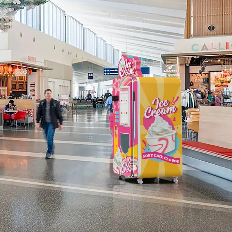 B84 Fully Automatic Intelligent Ice Cream Vending Machine - 24-Hour Unattended Operation_3