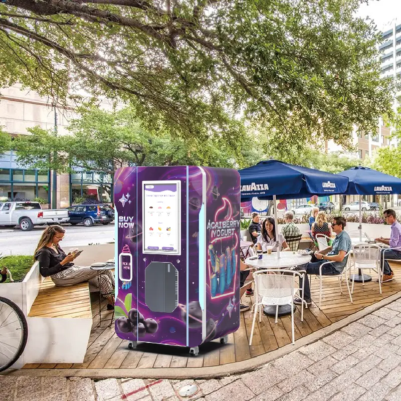 B86 Fully Automatic Intelligent Ice Cream Vending Machine | 59 Customizable Flavors| Supports Custom_0