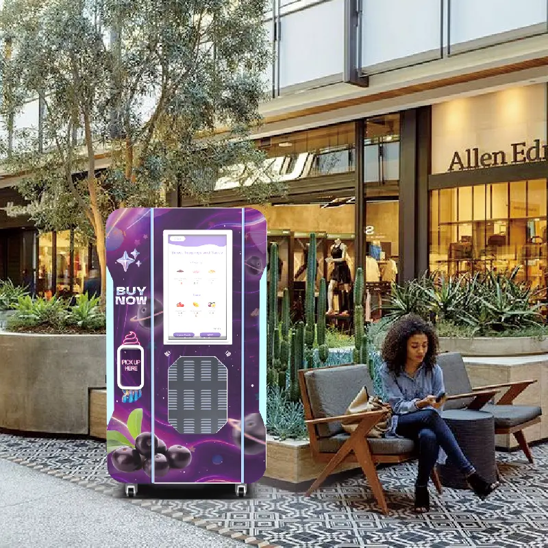 B86 Fully Automatic Intelligent Ice Cream Vending Machine | 59 Customizable Flavors| Supports Custom_3