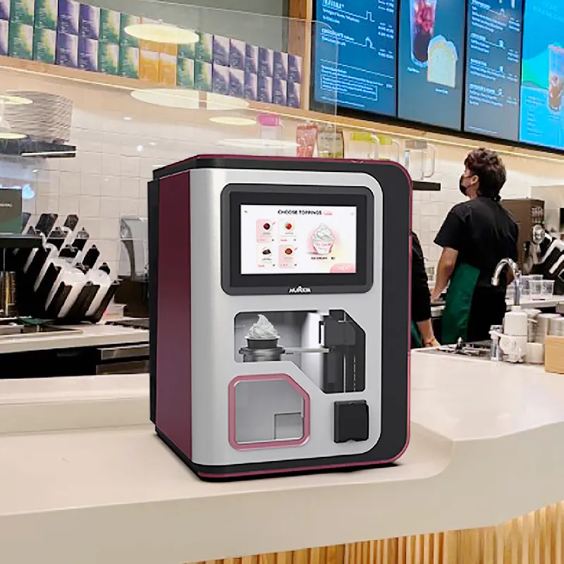 Power 7 Desktop Fully Automatic Ice Cream Vending Machine_0