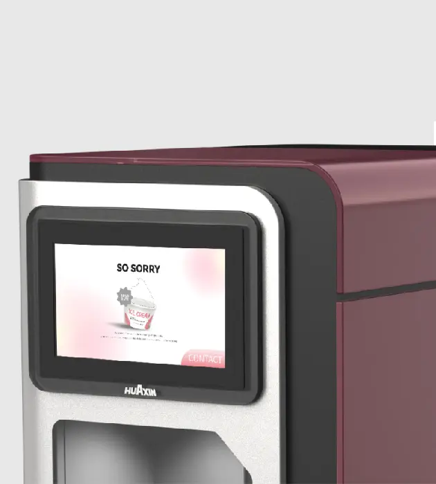 Power 7 Desktop Fully Automatic Ice Cream Vending Machine_0