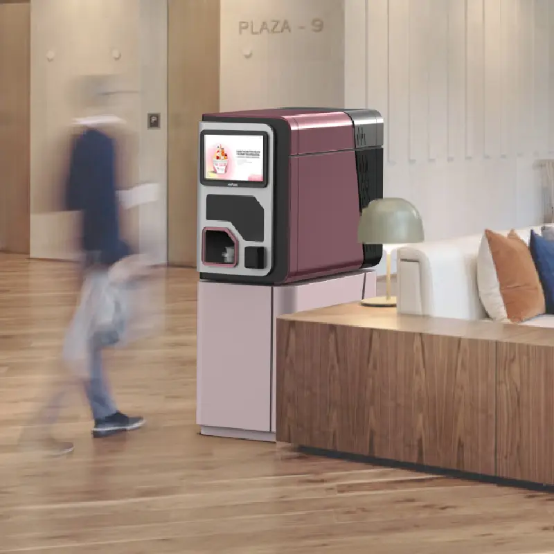 Power 7 Desktop Fully Automatic Ice Cream Vending Machine_3