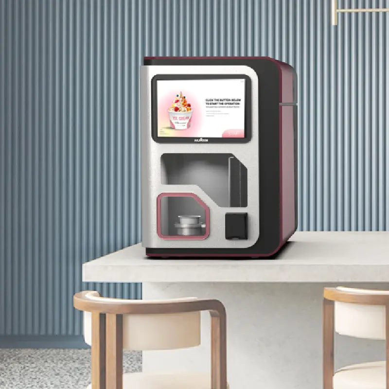 Power 7 Desktop Fully Automatic Ice Cream Vending Machine_4