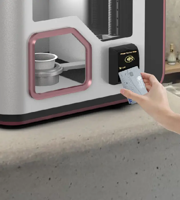 Power 7 Desktop Fully Automatic Ice Cream Vending Machine_2