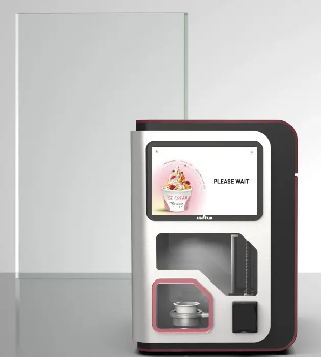 Power 7 Desktop Fully Automatic Ice Cream Vending Machine_3