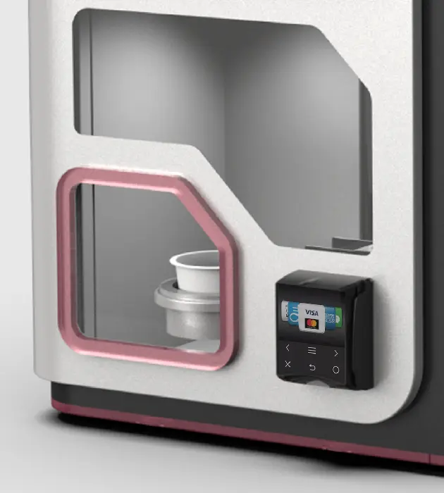 Power 7 Desktop Fully Automatic Ice Cream Vending Machine_4
