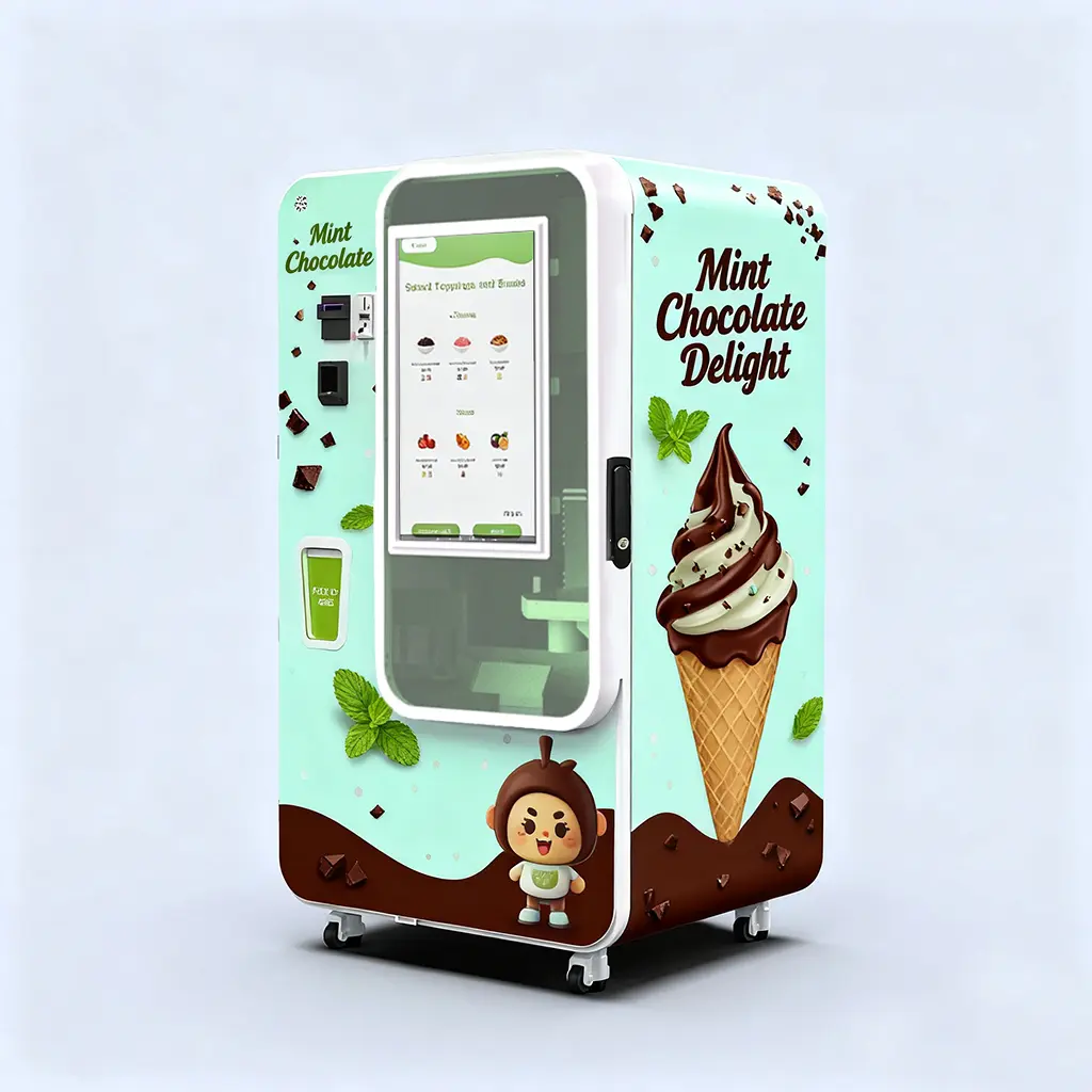 Commercial Automatic Ice Cream Vending Machine for Sale | Space-Saving & High-Profit
