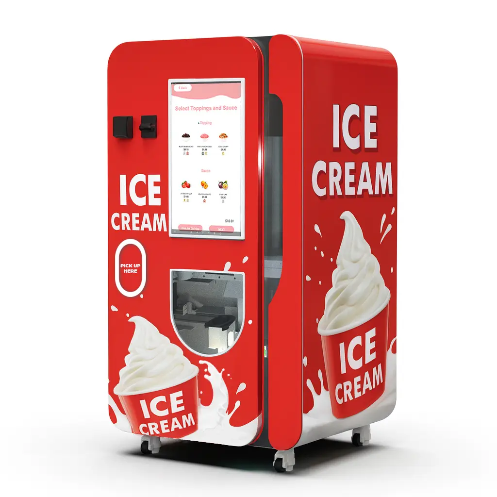 Compact & Fully Automatic Ice Cream Vending Machine | HUAXIN B83 Max Series