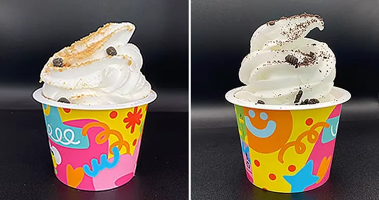 Ice cream vending machine maintenance access points